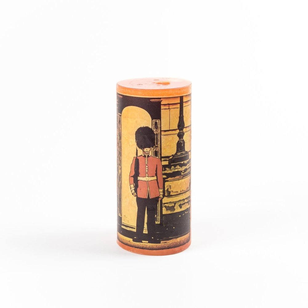 Queen Guard Custom Printed Scented Pillar Candle 3
